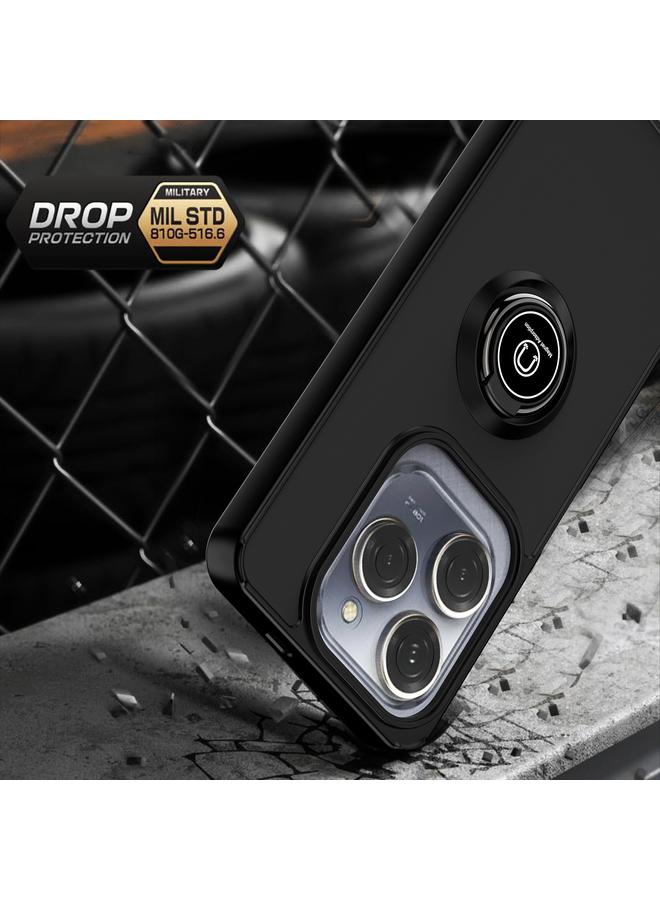 S-TOP Case For Infinix Hot 40 / Hot 40 Pro Q Shadow 1 Series TPU + PC Phone Case with Ring - Image 5