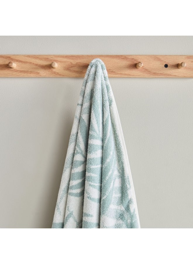 Home Box Opulence Flora Yarn Dyed Jacquard Turkish Cotton Bath Towel 140 x 70 cm  - Image 2