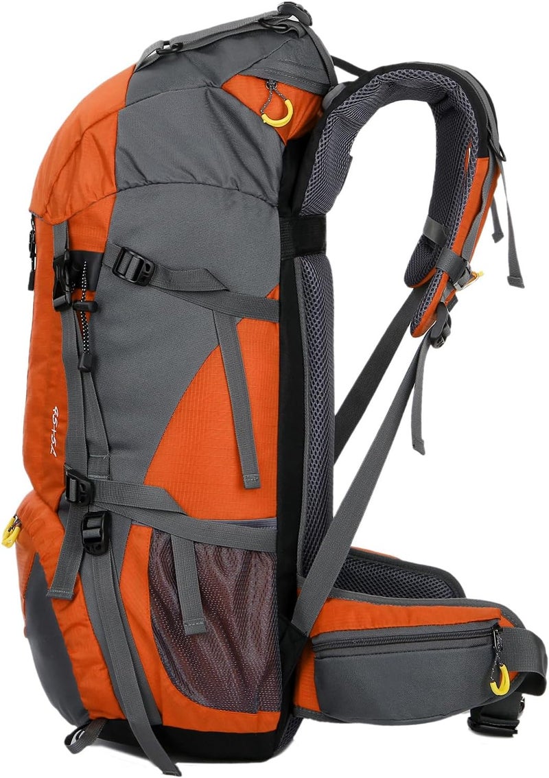 WoneNice 50L(45+5) Waterproof Hiking Backpack - Outdoor Sport Daypack with Rain Cover - Image 3