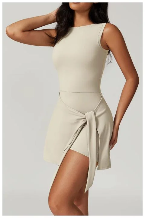 SVL SVL Play&Party Dress Oat Milk