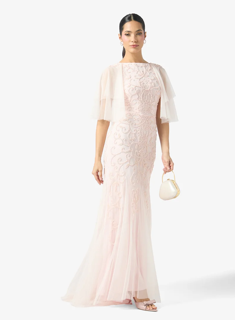 Namshi X  Embellished Mermaid Cut Evening Dress for Women | Best Price UAE