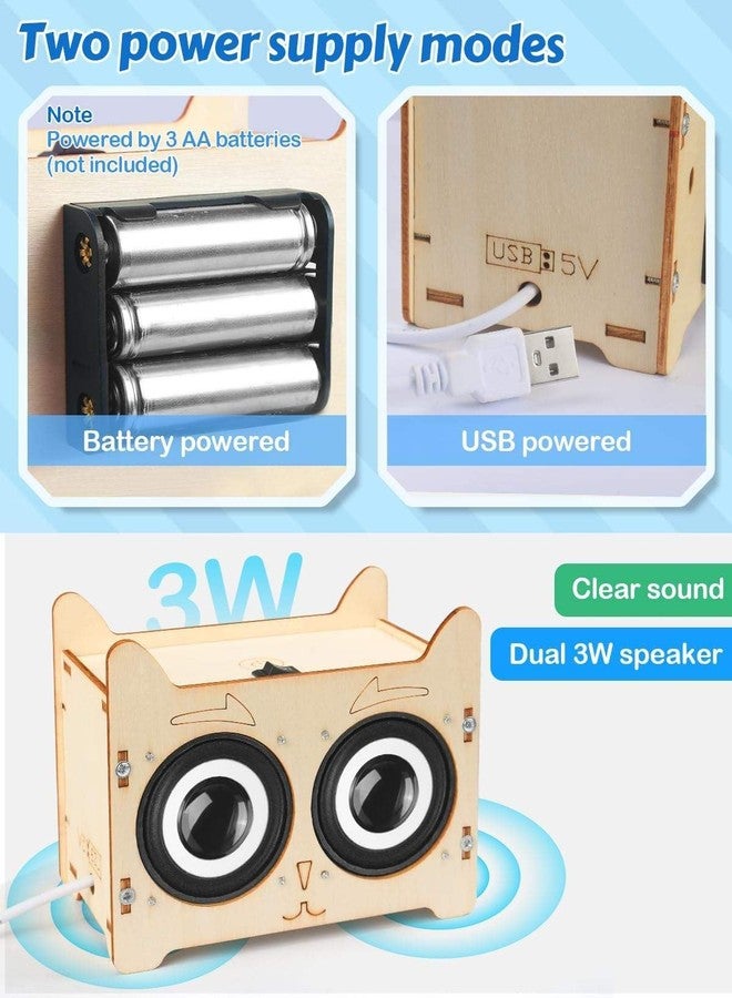 كيت 4 كيوريس مجموعة مكبر صوت بلوتوث Kit4Curious® يمكنك تركيبها بنفسك | اصنع مكبر صوت لاسلكي خاص بك | مجموعة إلكترونيات تعليمية STEM | مجموعة مشروع علمي لنظام موسيقى محمول - Image 4