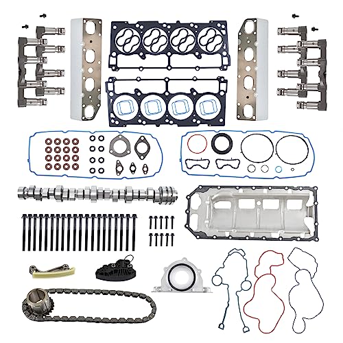 SUSUCAR 5.7 HEMI Cam MDS Lifters Camshaft Timing Chain Oil Pan Gasket Overhaul Replacement Kit for 2009-2015 Chrysler Aspen Dodge Ram 1500 Durango 53022263AF - Image 1