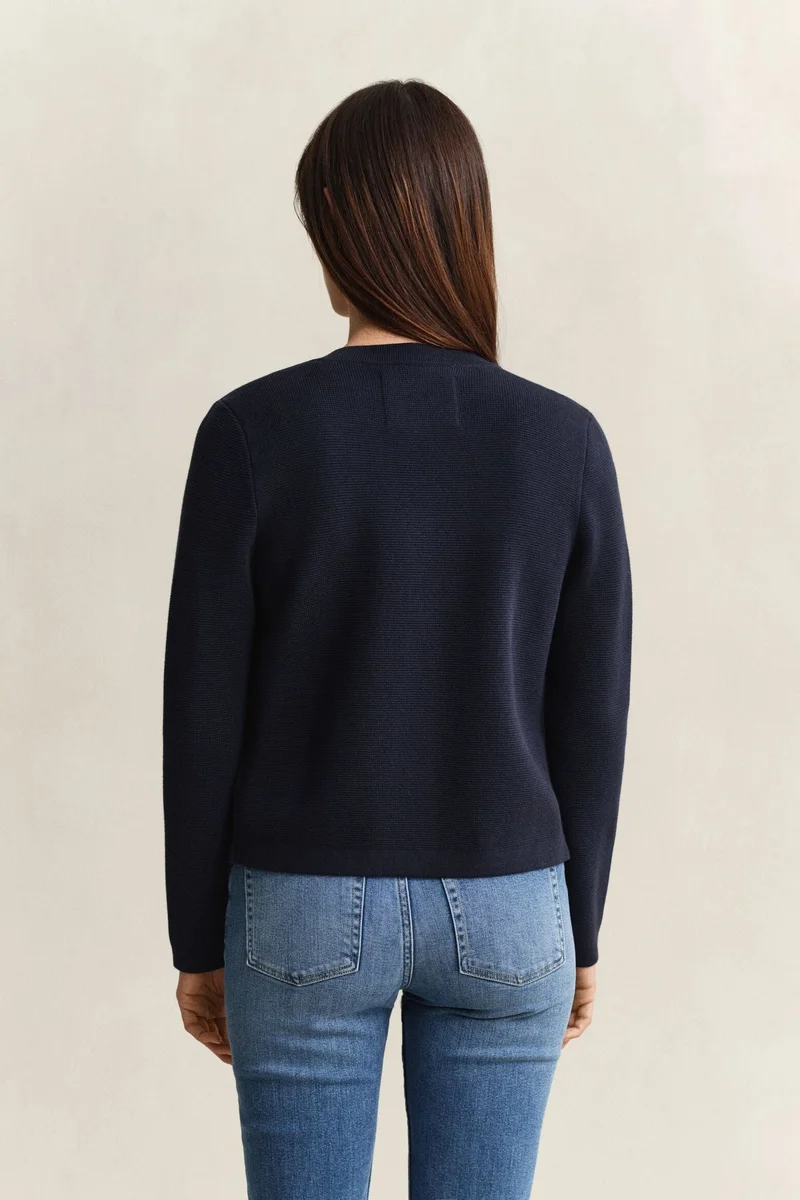 GANT  Cotton Knit Jacket for Women | Best Price UAE