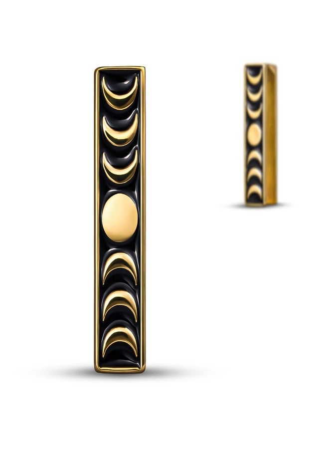 ERKUOO 2PCS Ear Weights for Stretched Tapers Ear Hangers Heavy Hook for Ear Dangle Plugs Tunnels Ear Piercing Gauges Jewelry 8g 2g 0g 5/8", 2g=6mm, Metal, sandstone - Image 1