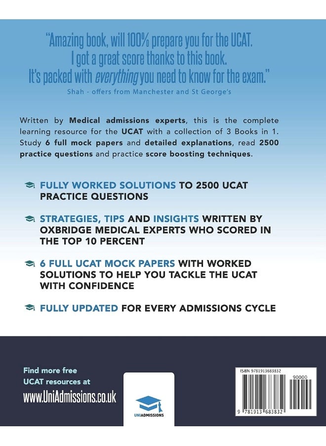 null - RAR Medical Services The Ultimate UCAT Collection: New Edition with over 2500 questions and solutions. UCAT Guide, Mock Papers, And Solutions. Free UCAT crash course! - Image 1