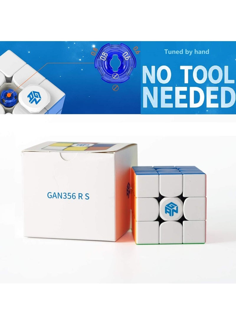 GANCUBE - GAN 356 R S, 3x3 Speed Cube Gans 356RS Magic Cube(Stickerless) - Image 1