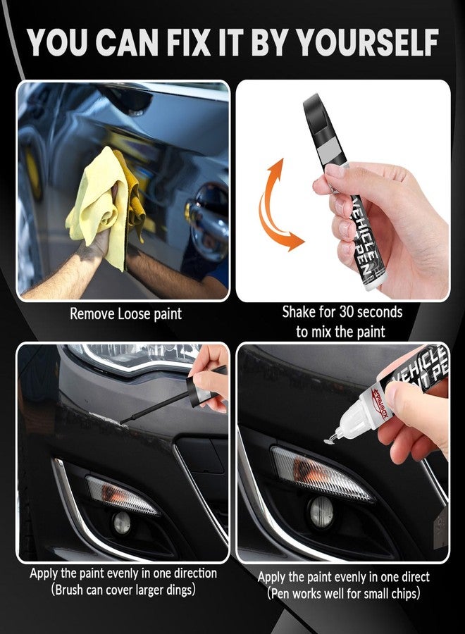 xdotoar Pearl Black Touch Up Paint for Cars, Universal and Color Accurate Automotive Scratch Repair Pen, Lasting Auto Scratch Remover, Quick Drying, Weather Resistant, Easy to Use, Versatile Use - Image 5