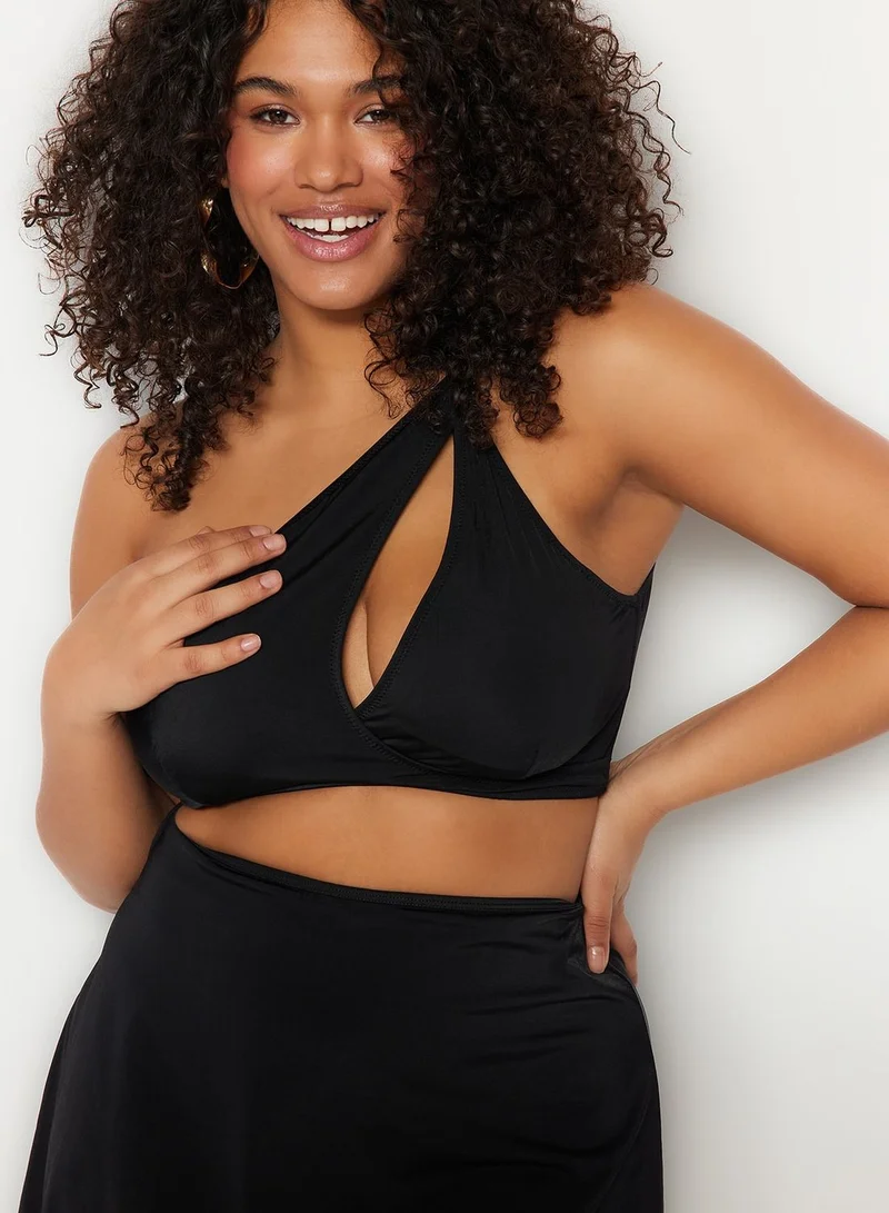 Trendyol Curve One Shoulder Bikini Top