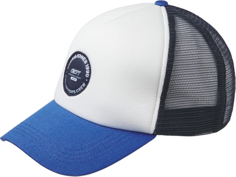 Jack &amp; Jones Mens Jaccrew Trucker Cap, Cloud Dancer, ONE SIZE