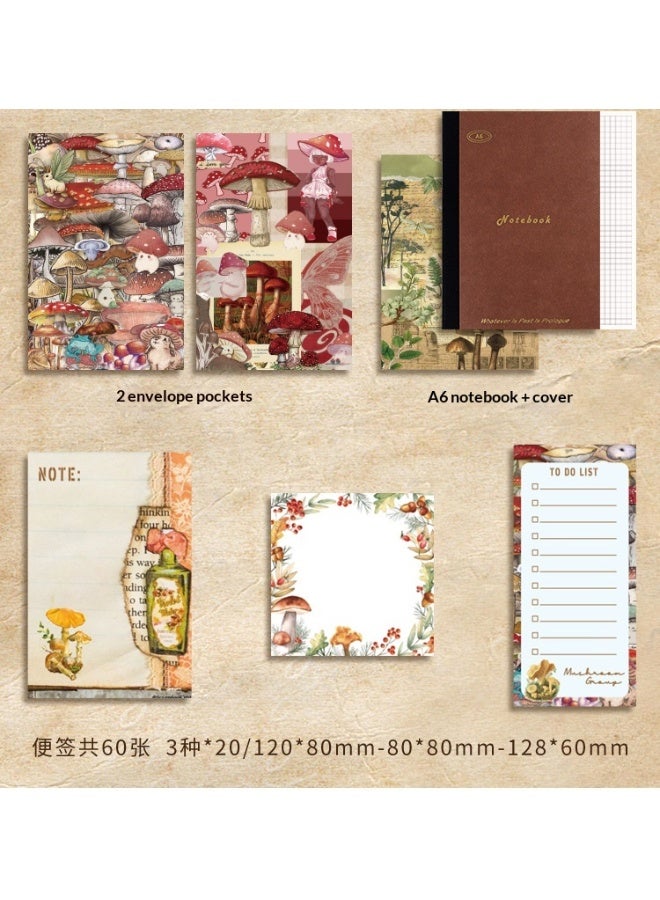 SISGL Aesthetic Scrapbook Kit Scrapbooking Supplies Junk Journal With A6 Grid Notebook Bullet Journals Diy Gift Journaling For Teen Girl Kid Women - Image 5