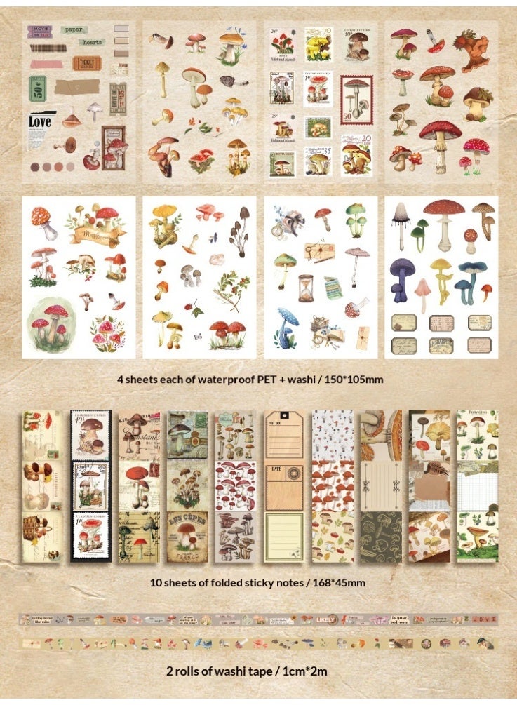 SISGL Aesthetic Scrapbook Kit Scrapbooking Supplies Junk Journal With A6 Grid Notebook Bullet Journals Diy Gift Journaling For Teen Girl Kid Women - Image 3