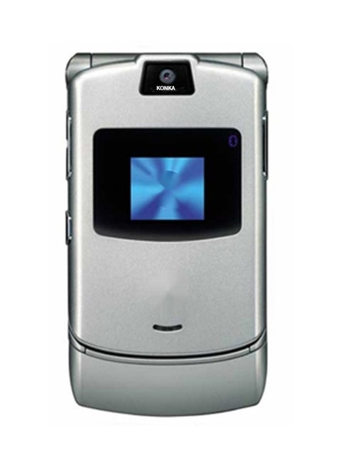 KONKA V3 Flip Phone Silver