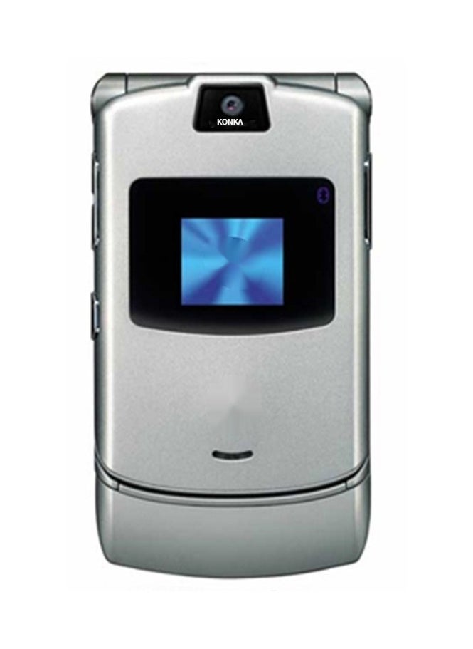 KONKA V3 Flip Phone Silver