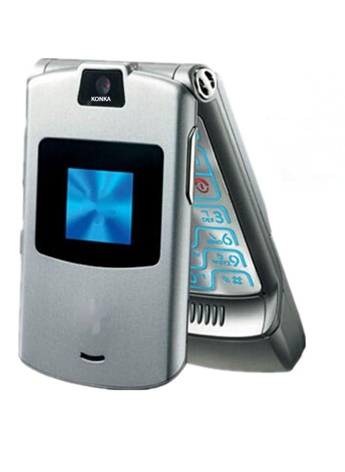 KONKA V3 Flip Phone Silver