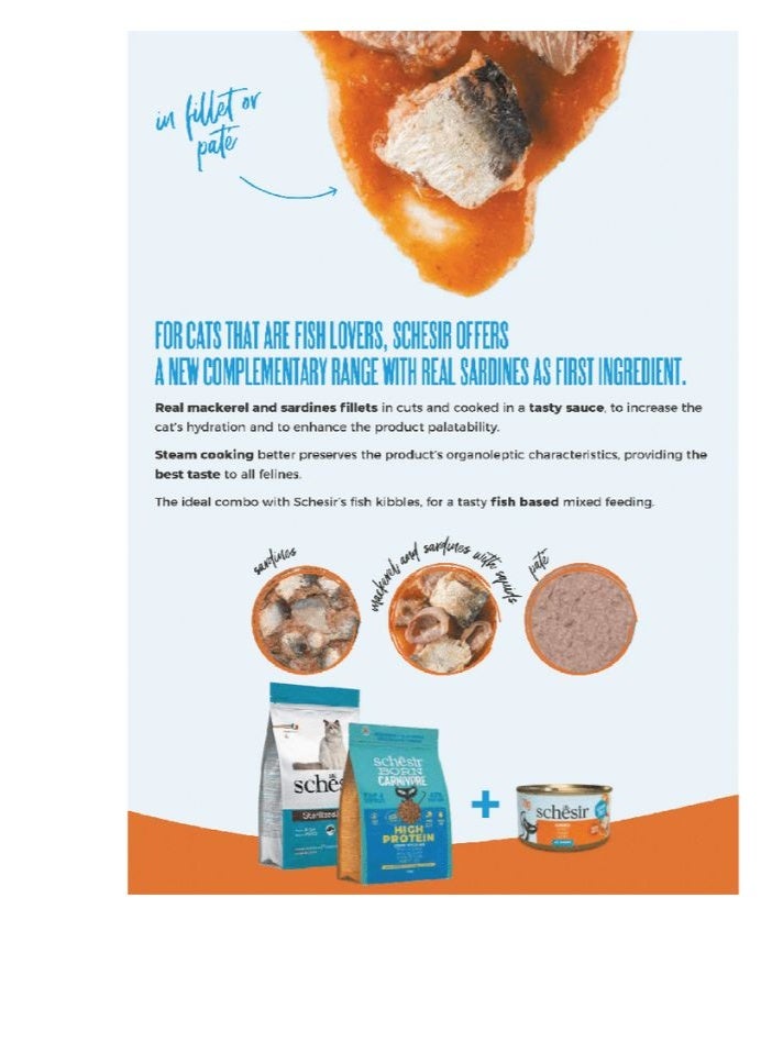 Schesir Grill Wholefood Cat Can Sardines 70g [Min Order:12pcs] - Image 3