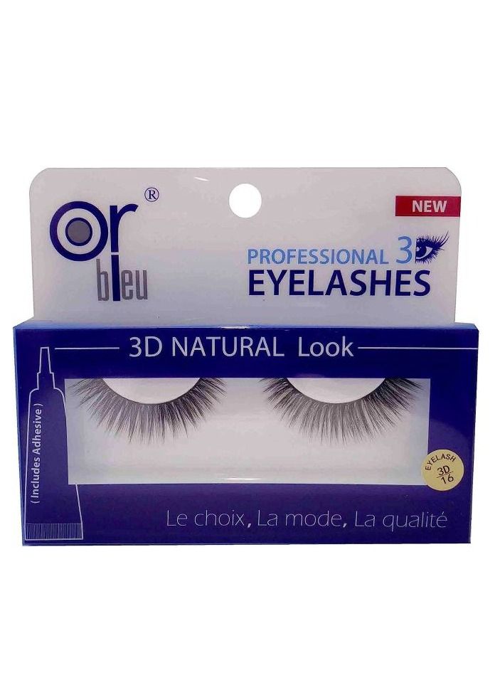 Or Bleu ، رموش طبيعية ثلاثية الأبعاد ، السلسلة الكاملة - 3 (16)