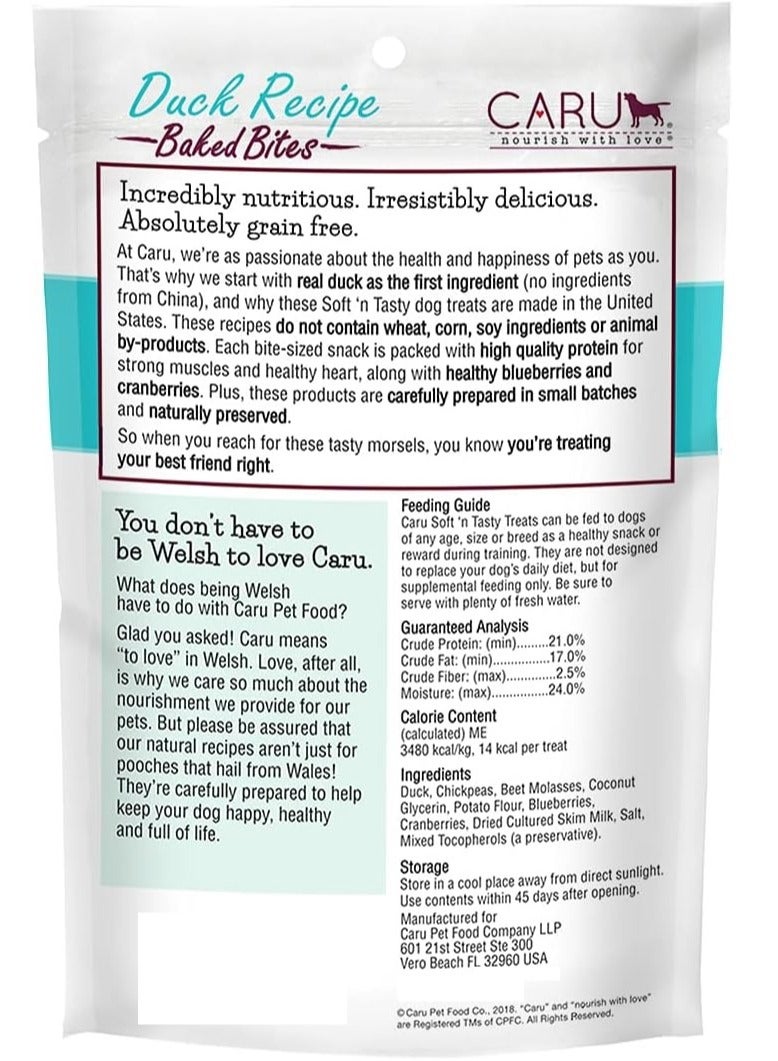 CARU Soft N’ Tasty Baked Bites Duck Recipe For Dog 113Gm - Image 2