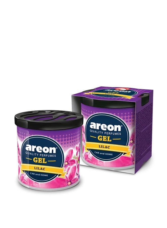 Areon Gel Can Car Air Freshener Lilac 80g