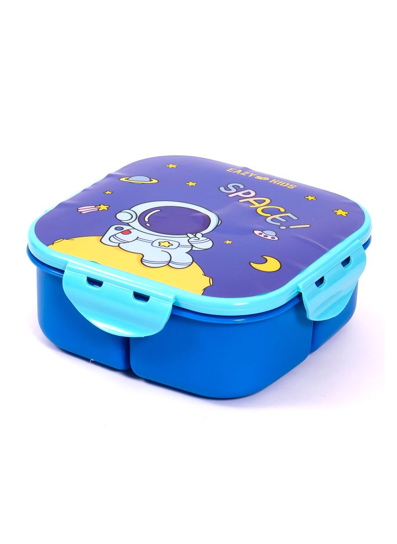 Eazy Kids Eazy Kids Lunch Box and Water Bottle With Bag-Space Blue  - Image 4