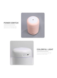 AWD Colorful Cool Mini Humidifier USB Personal Desktop Humidifier for Car Office Room Bedroom Auto Shut-Off 2 Mist Modes Super Quiet  - Image 3