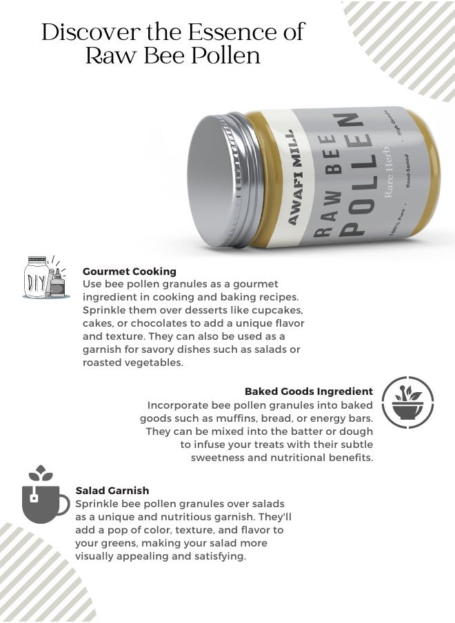 Awafi Mill - Pure Bee Pollen | Raw Granules Naturally Preserved - Image 1