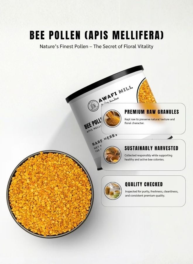 AWAFI MILL Raw Bee Pollen Granules - 100g (3.5 Oz) | Nature's Golden Treasure | Gourmet Ingredient for Culinary Delights - Image 5