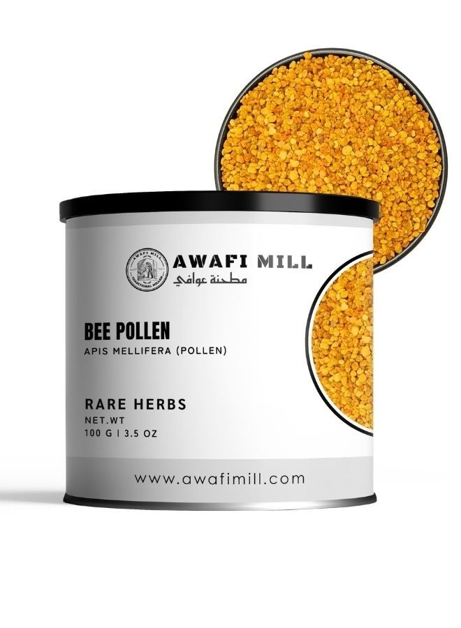 AWAFI MILL Raw Bee Pollen Granules - 100g (3.5 Oz) | Nature's Golden Treasure | Gourmet Ingredient for Culinary Delights - Image 1