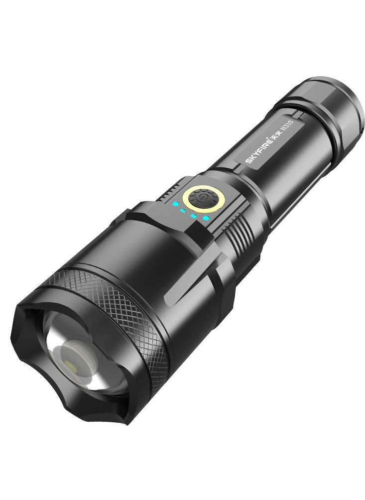 Generic - Rechargeable LED Flashlights High Lumens, 10000 Lumens Super Bright Powerful Tactical Flashlights, Zoomable, 5 Modes, Waterproof Flashlight for Emergencies Hiking - Image 1