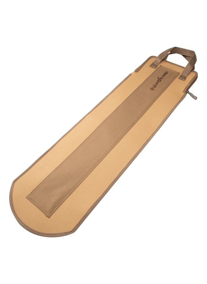 AL SANIDI Fire wind screen Case for trips, Kaki, Size 58.5*22.5*1.5Cm  - Image 1