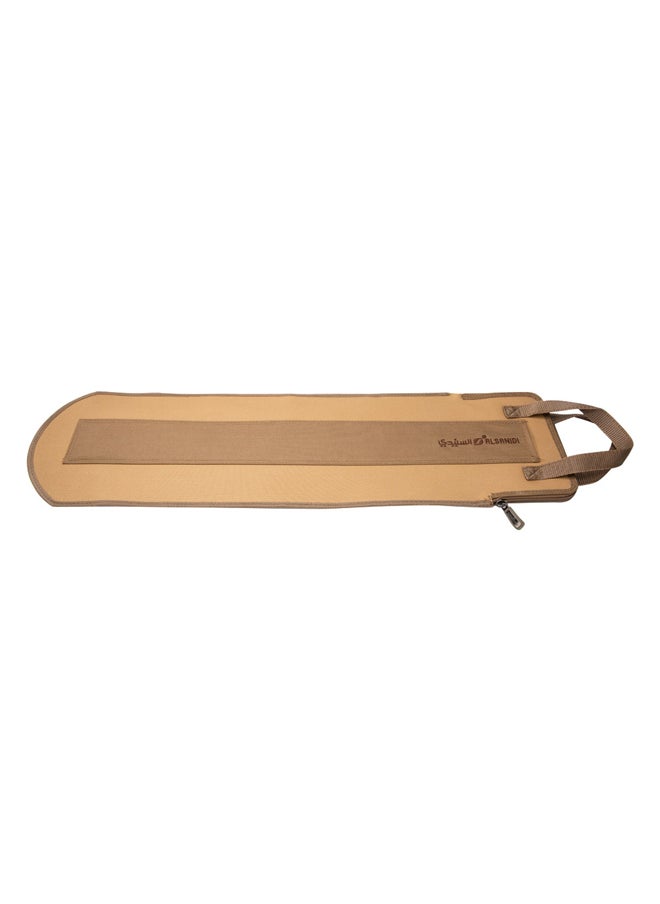 AL SANIDI Fire wind screen Case for trips, Kaki, Size 58.5*22.5*1.5Cm  - Image 2