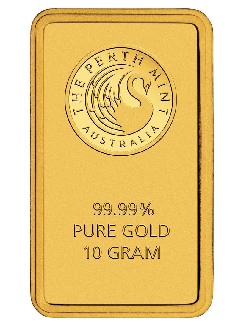 Malabar Gold and Diamonds - Perth Mint 10g Minted Gold Bar - Image 1