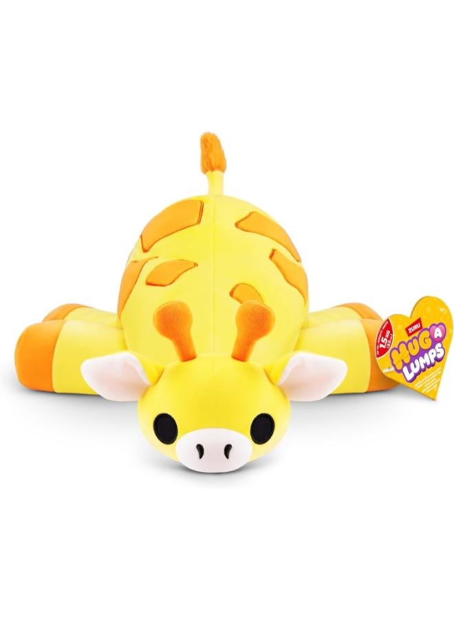 ZURU Hug A Lumps Gigi the Giraffe, Weighted Plush Toy, Yellow and Orange, Super Soft and Squishy, 50 cm, Ages 3+ - Image 3