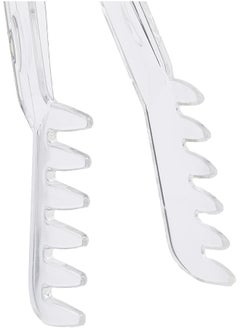 GastroPlast Polycarbonate Angled Tong Plastic Serving Tong  - Image 2