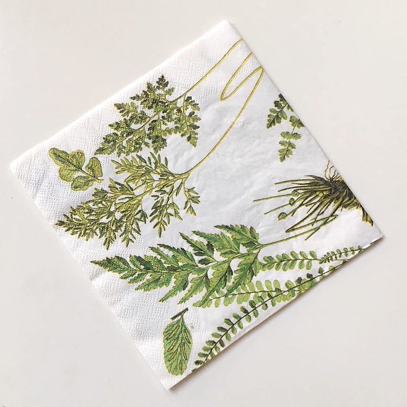 Zelten Colored Paper Napkins (Fern) - Image 3