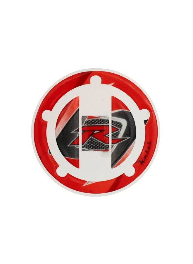 KEITI Premium Carbon/black Look Motorcycle Fuel Tank Cap Protector Sticker - Image 1