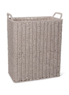 Slim Rectangular Handmade Large Hamper Beige - pzsku/ZA07492796D4944BF1230Z/45/_/1654774645/37b5ac40-df7a-4cda-a466-89c0263b4e6a