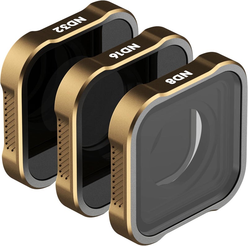 بولار برو PolarPro - مجموعة من 3 مرشحات سينمائية مع غالق لكاميرا GoPro 9 - Image 1