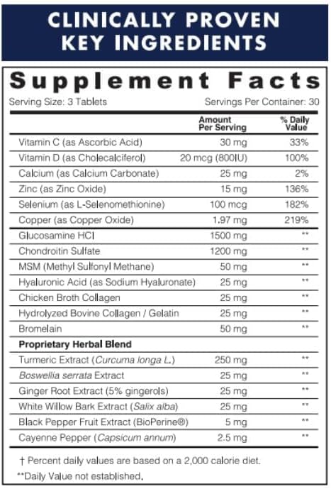 SUNSHINE NUTRITION Flex Max Glucosamine + Chondroitin + Herbs Supplement | Supports Joint Health, Flexibility, Mobility, and Lubrication, 90pcs - Image 2