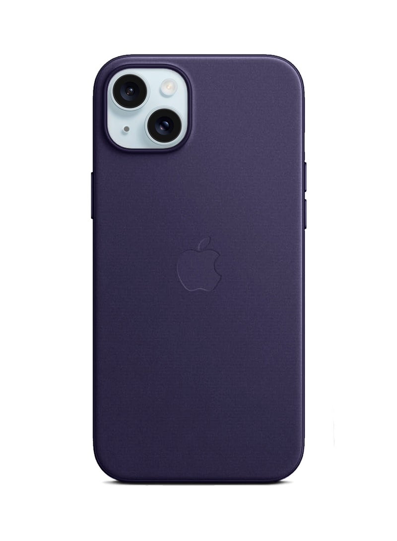 Wtech Soft Liquid Silicone Case Cover With MagSafe For Apple iPhone 15 Plus 2023 Elderberry - Image 2