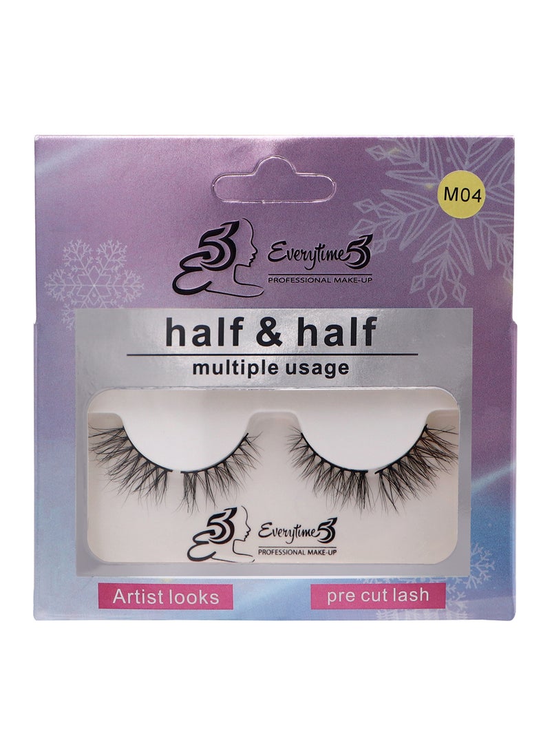 Everytime53 Everytime53 Women's Half & Half Eye Lashes - M04  - Image 1
