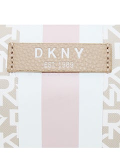 دكني حقيبة مستحضرات التجميل الأصلية من DKNY Signature Stripe، حقيبة مكياج للسفر صغيرة، حقيبة تخزين صغيرة خفيفة الوزن لمستحضرات التجميل، حقيبة مكياج صغيرة، حقيبة أدوات الزينة للسفر  - Image 2