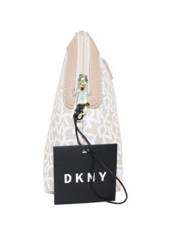 دكني حقيبة مستحضرات التجميل الأصلية من DKNY Signature Stripe، حقيبة مكياج للسفر صغيرة، حقيبة تخزين صغيرة خفيفة الوزن لمستحضرات التجميل، حقيبة مكياج صغيرة، حقيبة أدوات الزينة للسفر  - Image 5
