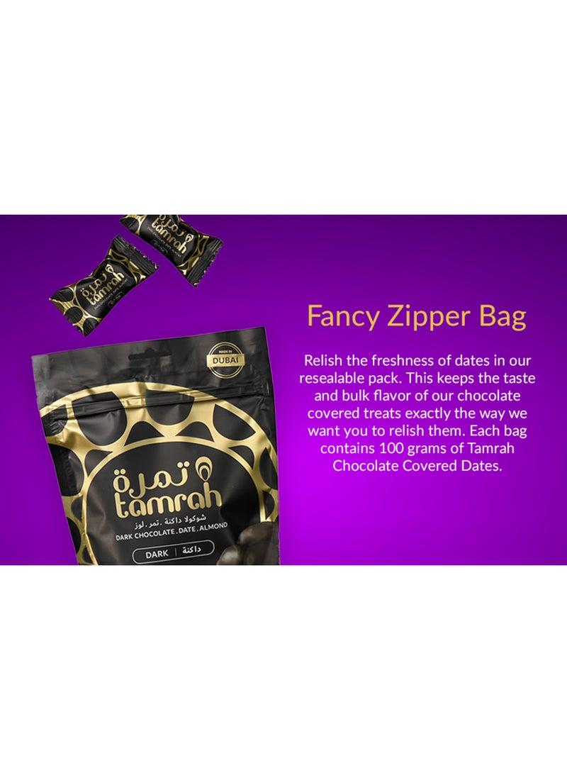 Tamrah Dark Chocolate Zipper Bag - Image 3