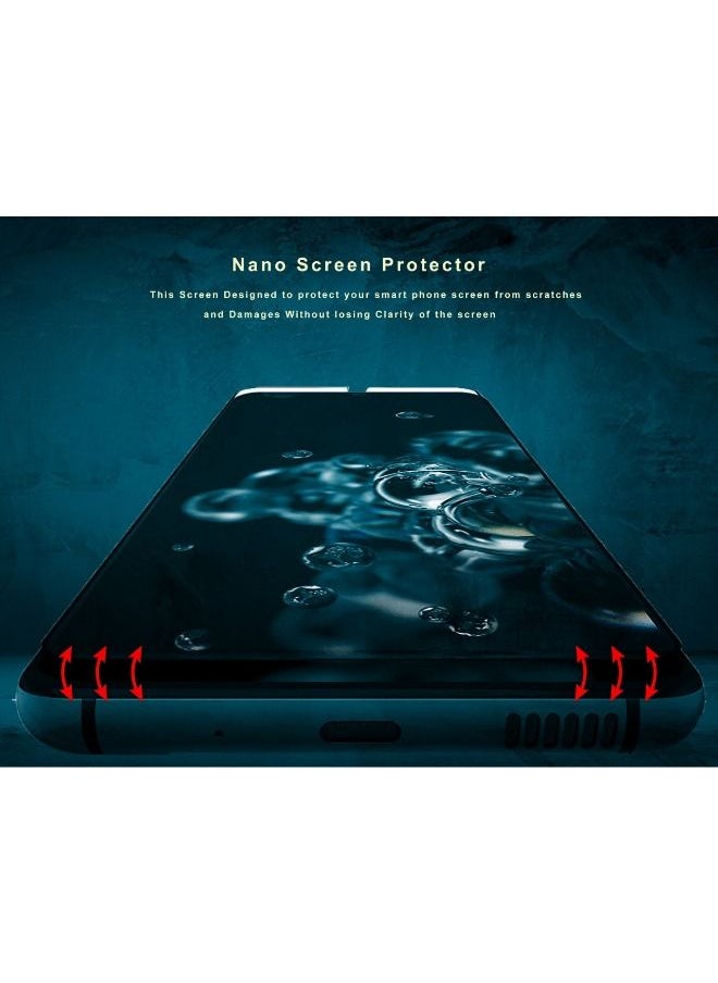 أوزو - لاصقة حماية4 في 1 تتميز بشاشة نانو مع كاميرا خلفية للهاتف باطار موبايل Apple IPhone 12 Pro - Image 1