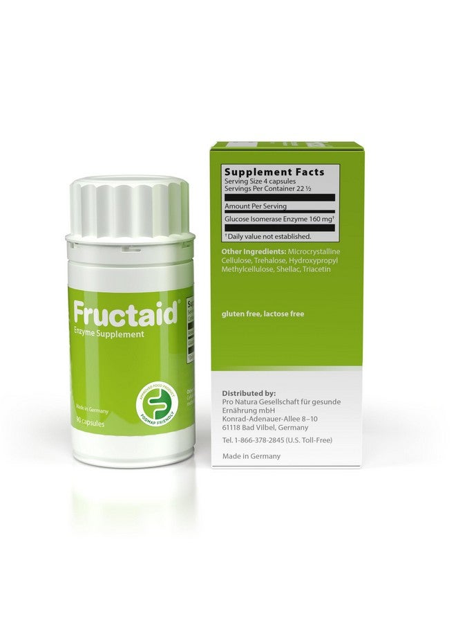 مكمل إنزيم فركتيد - 90 كبسولة، حتى تتمكن من الاستمتاع بالفواكه، وعصائر الفواكه، والمشروبات الغازية، والحلويات مرة أخرى، مكمل غذائي، خالي من الغلوتين، خالي من اللاكتوز - Image 4