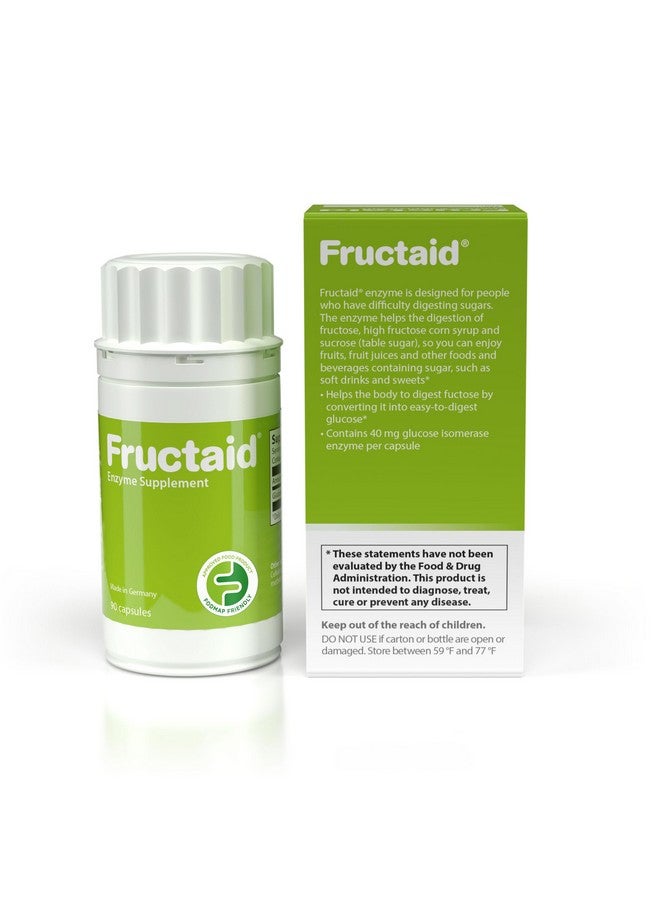مكمل إنزيم فركتيد - 90 كبسولة، حتى تتمكن من الاستمتاع بالفواكه، وعصائر الفواكه، والمشروبات الغازية، والحلويات مرة أخرى، مكمل غذائي، خالي من الغلوتين، خالي من اللاكتوز - Image 2