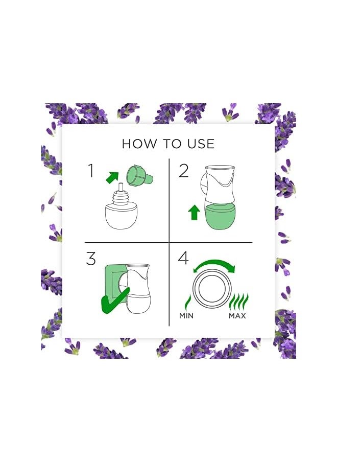 Air Wick - Freshener Electrical Plug In Kit With Essential Oil DiffUser Lavender, 19 Ml - Image 1