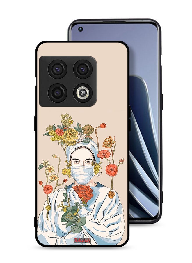 Tolwak OnePlus 10 Pro 5G Protective Case Cover Nurse Art - Image 1