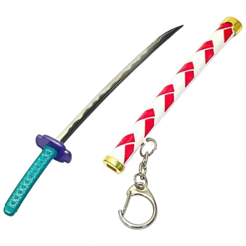 SHAKTISM 15cm Mini ONE Piece Anime Zoro Mini Katana Sheathed Alloy, Collectible Toy Model, Anime Merchandise - 6inchcha (6inKatana_KT4) - Image 5